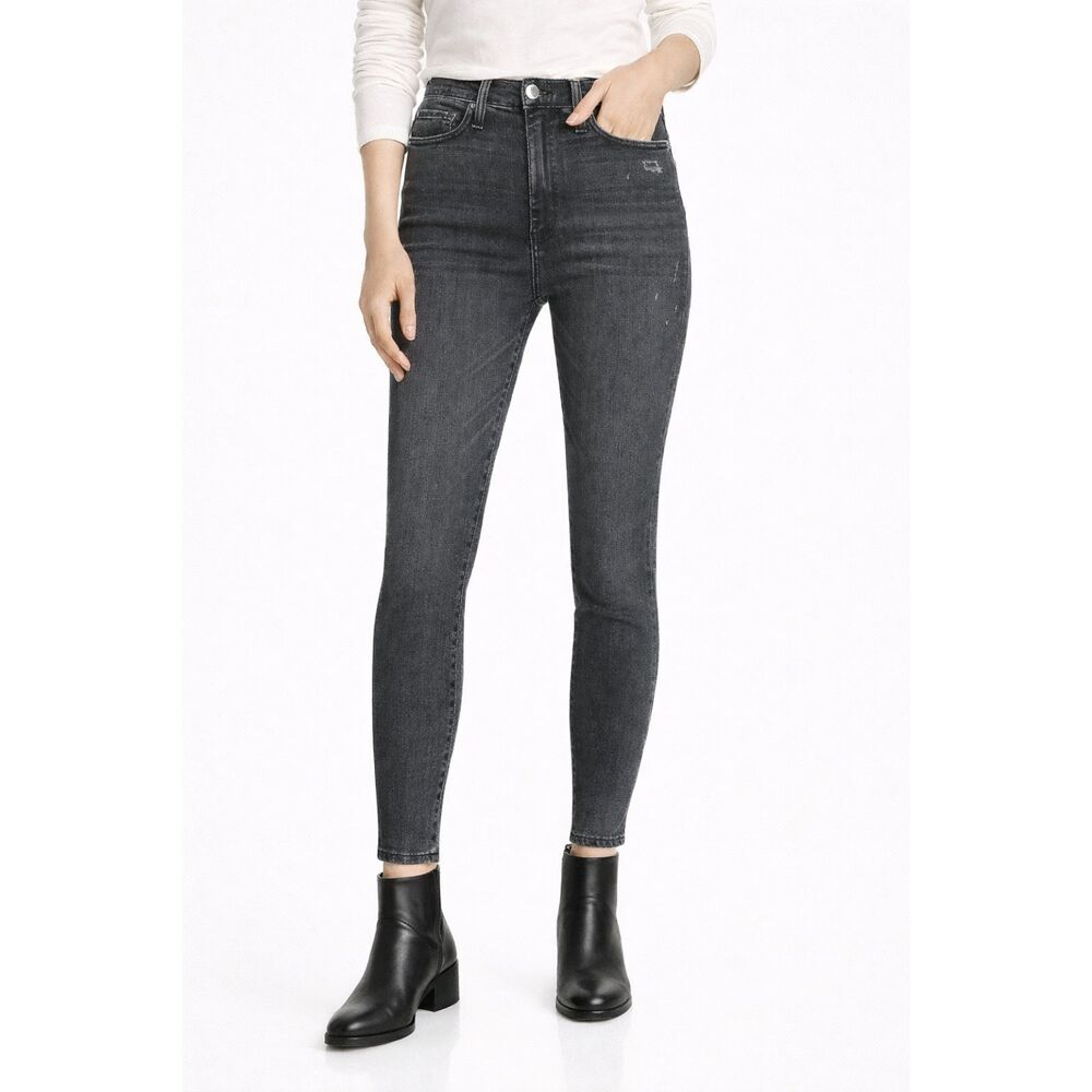 Alice + Olivia Good Women’s 24 Black Magic High Rise Skinny Ankle Night Out Chic